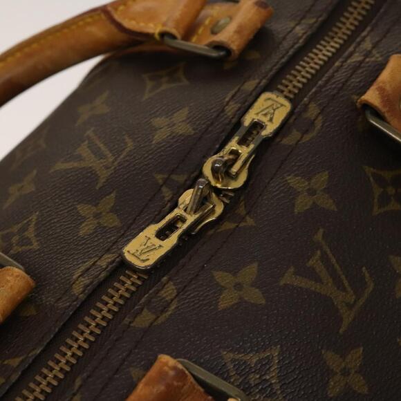 LOUIS VUITTON Monogram Keepall 55 Boston Bag M41424 - Picture 10 of 16